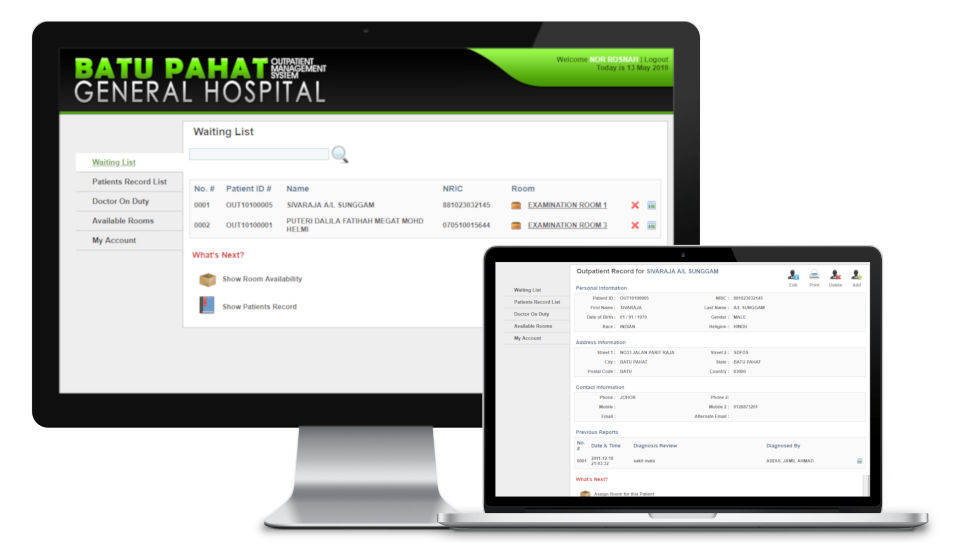 Outpatients Management System